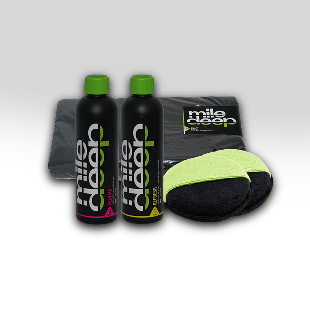 car interior kit - interior sanitiser, dressing, & applicators